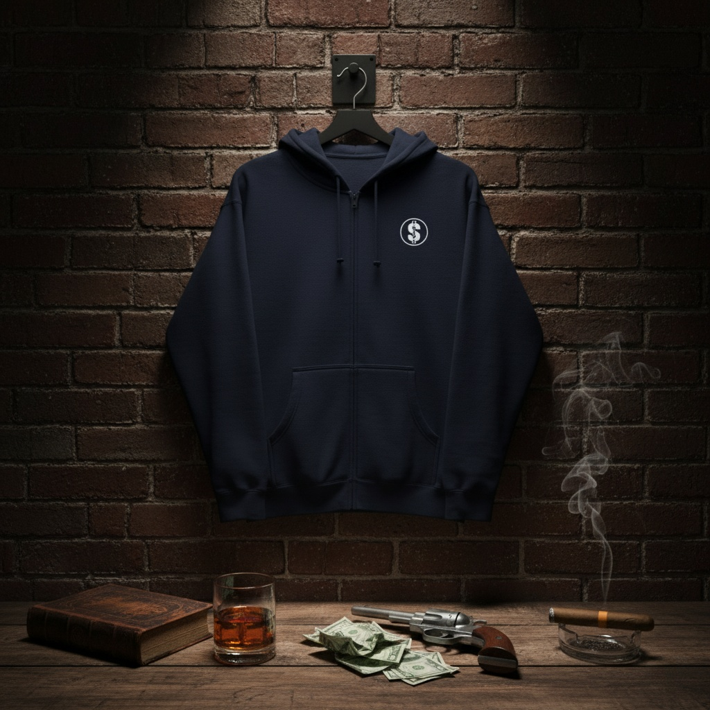 Black Money 2018 Zip - Navy
